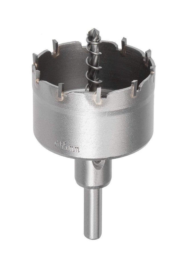 UPTODATETOOLS 65mm Carbide Hole Cutter, TCT Hole Saws for 2mm Stainless Steel Sheet Metal - Image 1